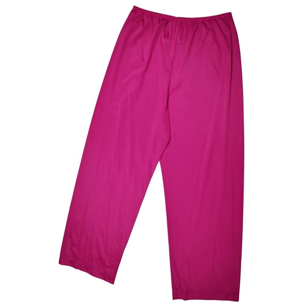 Vintage Vanity Fair Pettipants Slip Shorts Large Pink Nylon Bloomers High Rise L